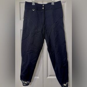 Cevas stirrup wool blend vintage Swiss women's ski pants size 16. EUC